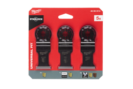 Milwaukee STARLOCK 48906114 sada pilových listů pro pro multifunkční nářadí, dřevo, 5ks
