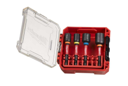 Milwaukee Nástrčné hlavice 1/4" HEX 7 ÷ 13 mm Shockwave Impact Duty (Sada 4 ks) 4932492445