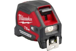 MILWAUKEE Svinovací metr magnetický s LED 7,5m/30mm, 4932492469