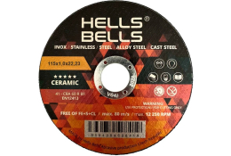 Hells Bells Řezný kotouč 115 x 1,0 x 22,2 mm SG-CERAMIC HBSG11510